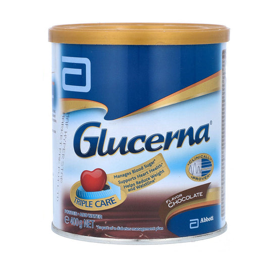 GLUCERNA NUTRI SUPPLEMENT POWDER CHOCOLATE TIN 400 GM
