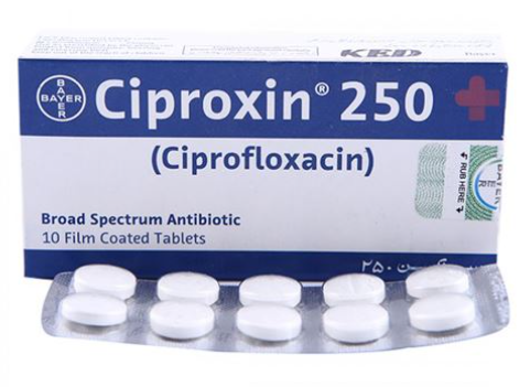 CIPROXIN TABLET 250 MG 10S