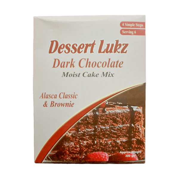 DESSERT LUKZ DARK CHOCOLATE CAKE MIX 300GM