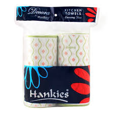 HANKIES KITCHEN TOWEL DECORA 2's