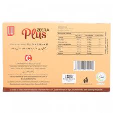 LU ZEERA PLUS BISCUIT 64.8GM S/P