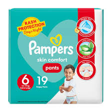 PAMPERS PANTS JUMBO PACK EXTRA LARGE 6 14-19KG 19PCS