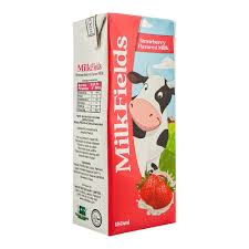 MILK FIELDS STRAWBERRY FLAVOURED MILK 180ML