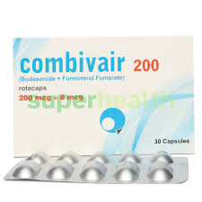 COMBIVAIR ROTACAPSULE 200/6MCG 3X10S