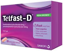 TELFAST TABLET 180 MG 10S