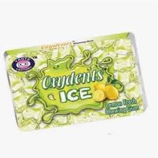 OXYDENTs CHEWING GUM ICE LEMON FRESH 8s