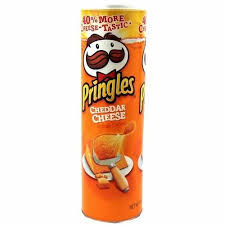 PRINGLES CHIPS CHEDDAR CHEESE  158G