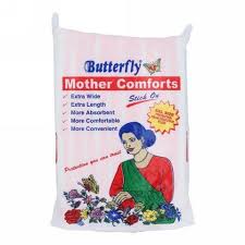 BUTTERFLY MOTHER COMFORTS STICK ON XXL 10 pcs