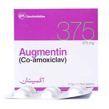 AUGMENTIN 375MG TABLET 6S