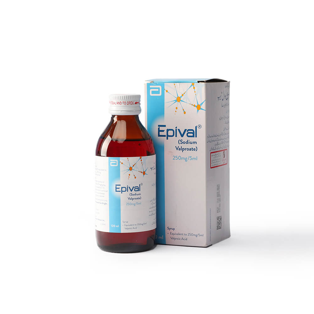 EPIVAL SUSPENSION 250MG 120ML 1S