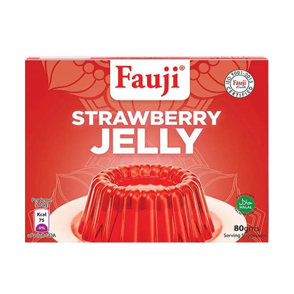 FAUJI STRAWBERRY JELLY 80G