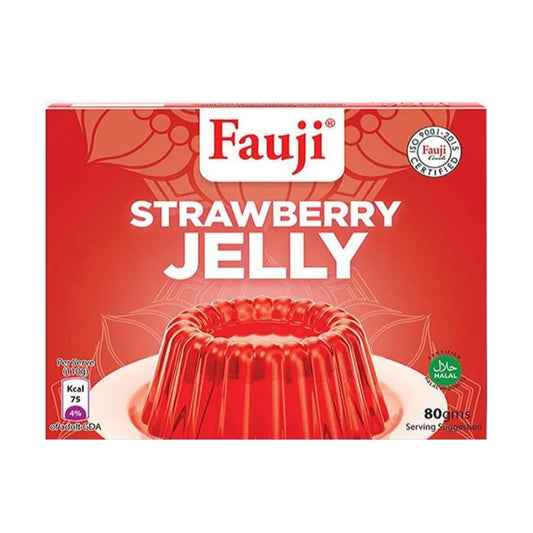 FAUJI STRAWBERRY JELLY 80G
