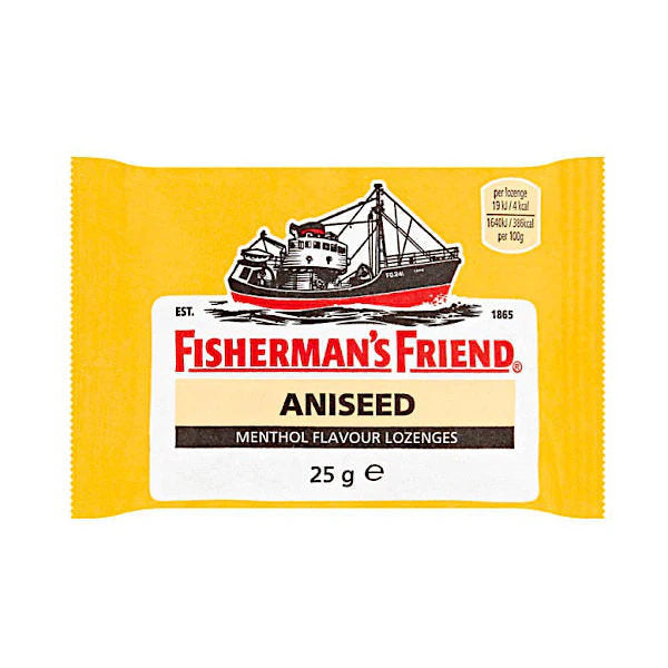 FISHERMAN's FRIEND ANISEED BLACK CURRENT MENTHOL 25G