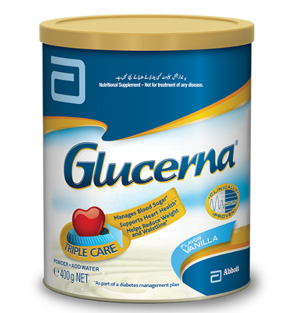 GLUCERNA POWDER 400GM VANILA 1S