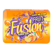 FRUIT FUSION BUBBLEGUM BANANA WITH ORANGE 16G