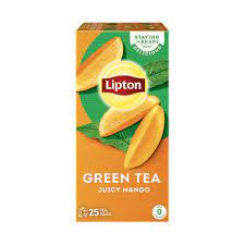 LIPTON GREEN TEA JUICY MANGO 25BAGS