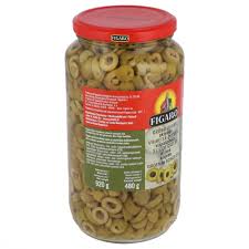 FIGARO OLIVES GREEN SLICED 480 GM