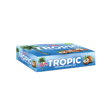 GIGGLY TROPIC COCONUT CHOCOLATE BAR 1X18