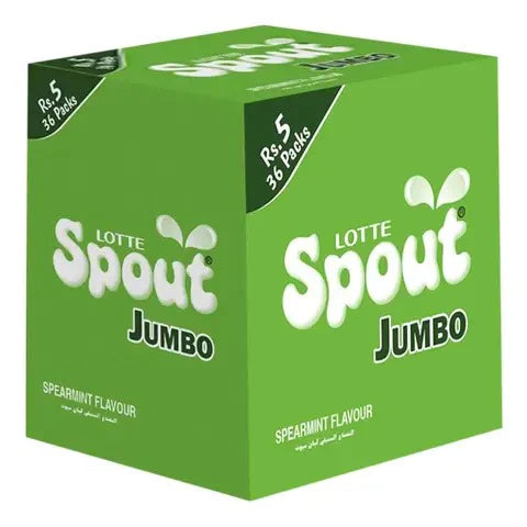 LOTTE SPOUT JUMBO SPEARMINT (RS 5) 36pcs