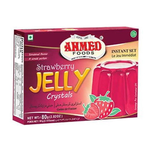 AHMED FOODS - STRAWBERRY JELLY CRYSTALS 70G