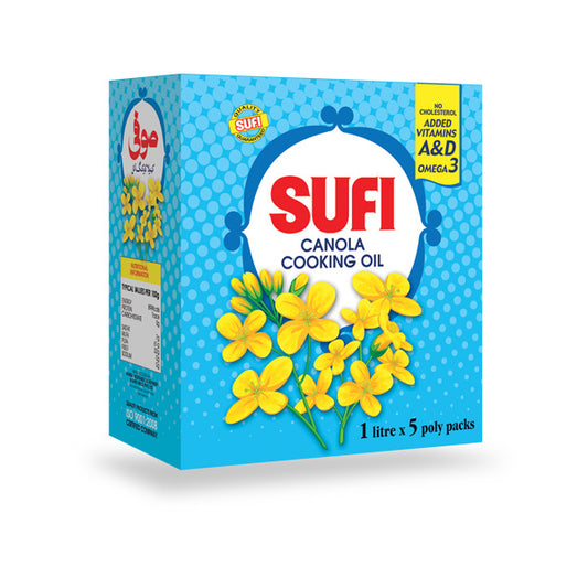 SUFI CANOLA COOKING OIL 1X5LTR