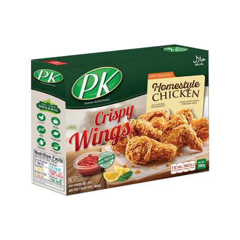 PK MEAT HOMESTYLE CRISPY WINGS 800G